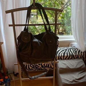 The Sak Brown Shoulder Bag Casual Elegance